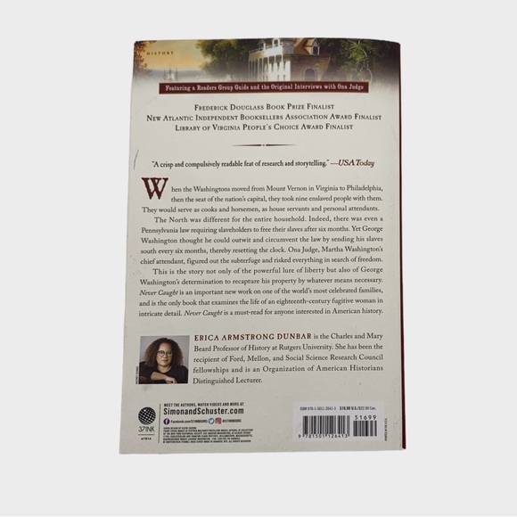 Never Caught The Washington’s Pursuit Of Their Runaway Slave Ona Judge Book - Picture 7 of 7